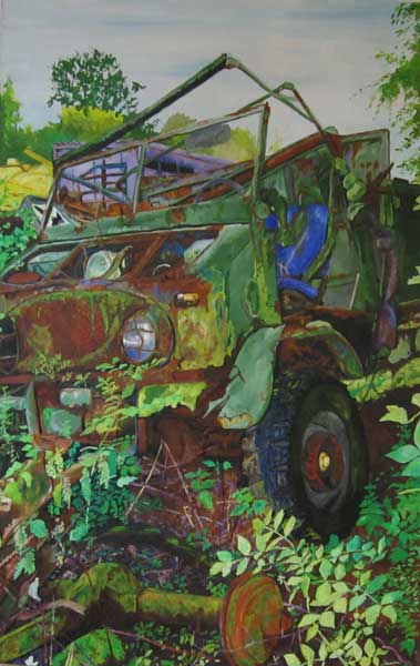 On The Edge, Unimog,   Phillip Ayriss,    Contemporary Affordable Art