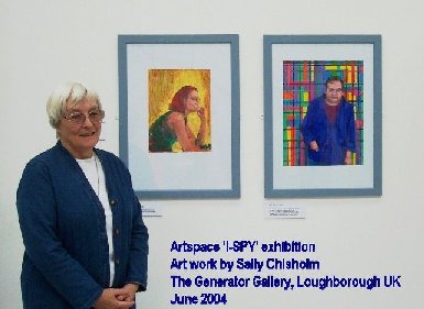 Photo of Artist Sally Chisholm next to her paintings
ispysally03.jpg