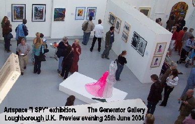 Photo of I-SPY exhibition during the Preview evening
ispyview01.jpg