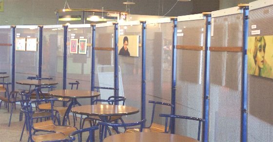 snib1.jpg-Snibston cafeteria  screens.Artspace exhibition-photo1